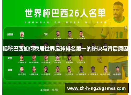 揭秘巴西如何稳居世界足球排名第一的秘诀与背后原因